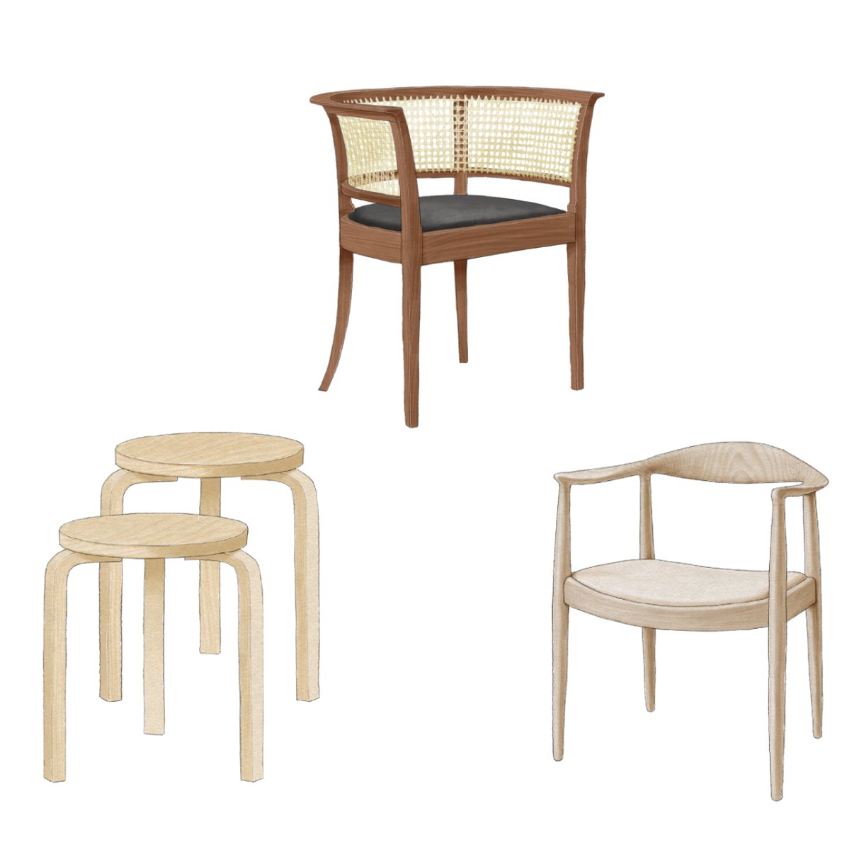超おさらい！ 北欧デザインを語る上で外せない名作椅子｜Pen Online