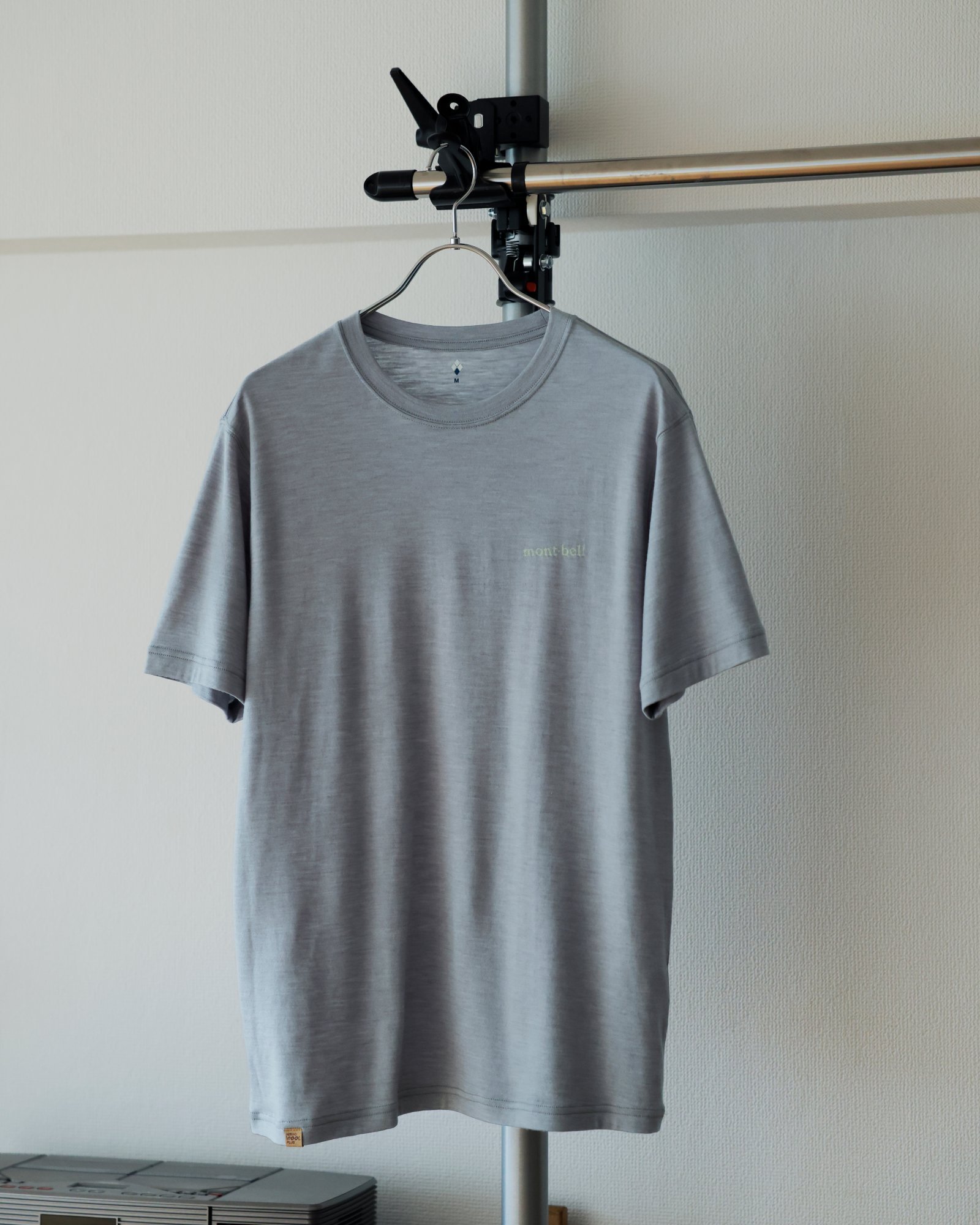 モンベルのメリノウールTシャツ