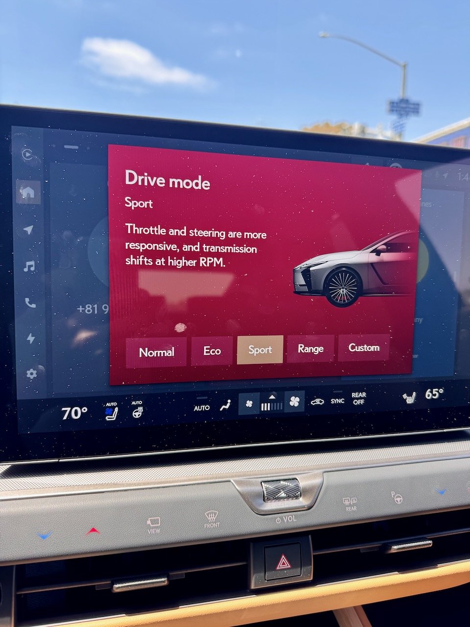 レクサス新型ES インパネ