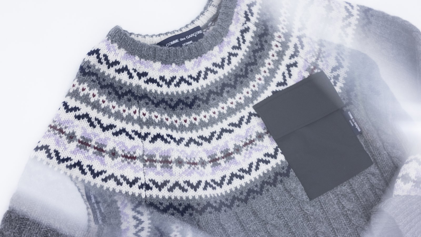 着る 知る Vol 116 今冬のノルディック柄ニット探しは 種類豊富なコム デ ギャルソンからはじめよう Pen Online