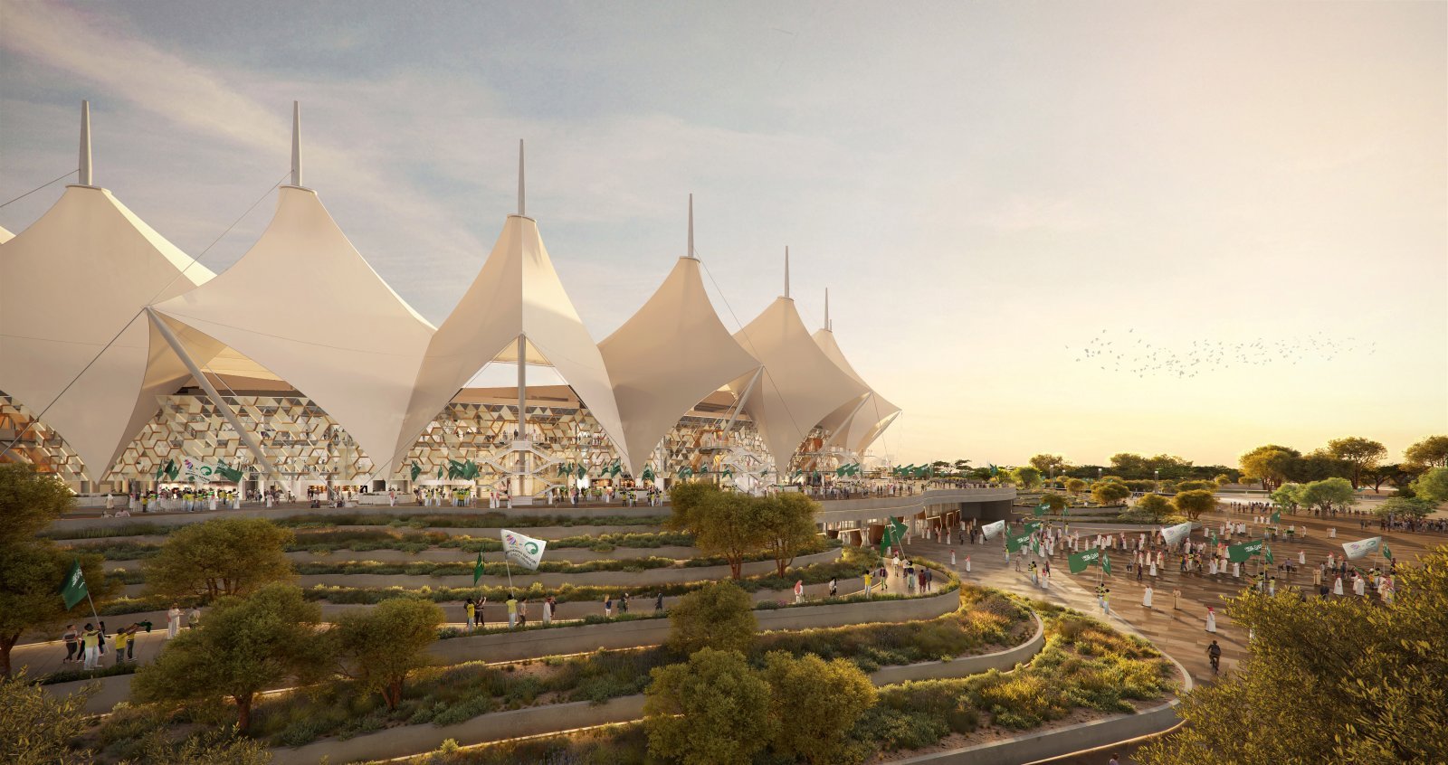 TOP_Populous_King Fahad Sports City Stadium - Approach.jpg
