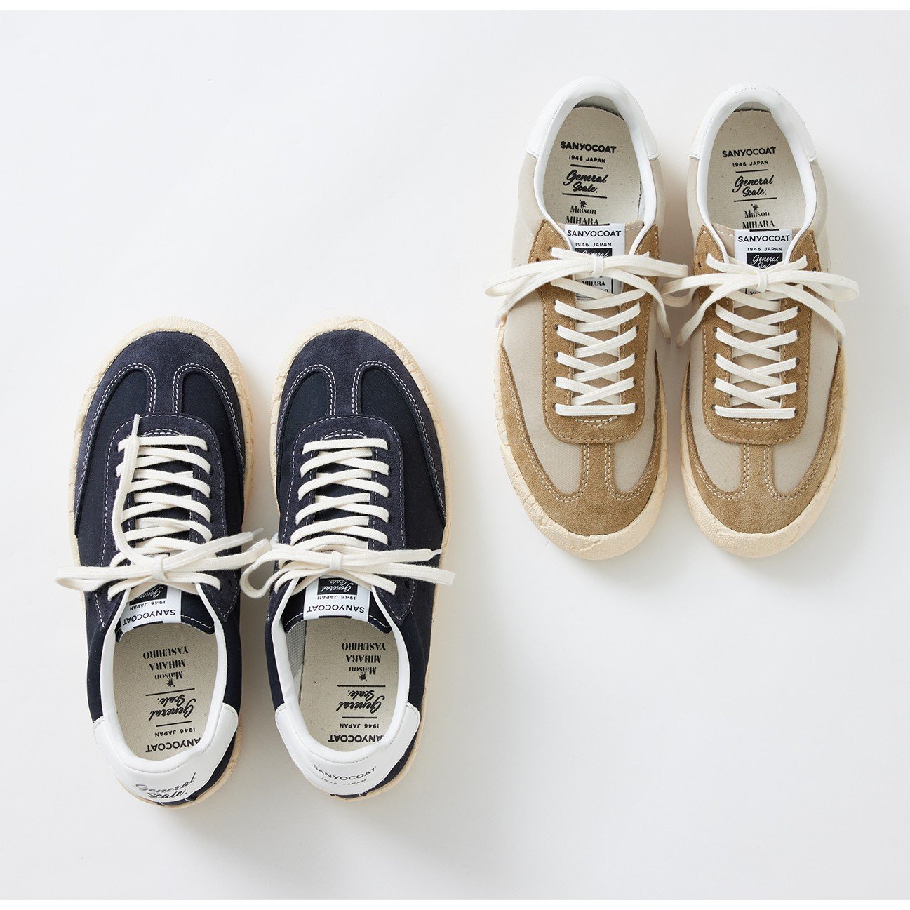 【SANYOCOAT × Maison MIHARA YASUHIRO】のスニーカーの写真
