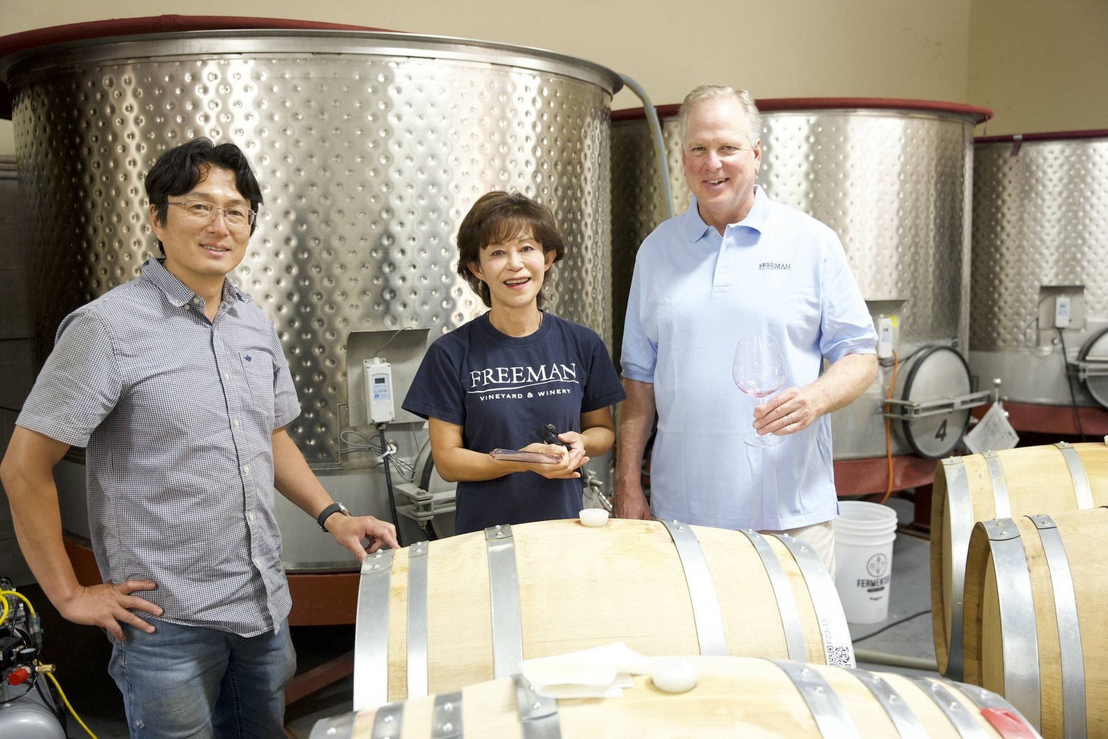 Akiko, Ken, Eiji@Winery.jpeg