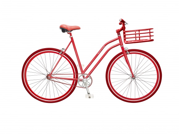 真っ赤 な 自転車