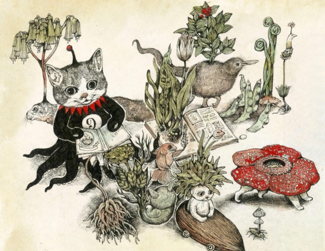 猫好き たちを魅了する絵本作家 ヒグチユウコの ちょっと ダークでニヒル な空想の世界へ Pen Online