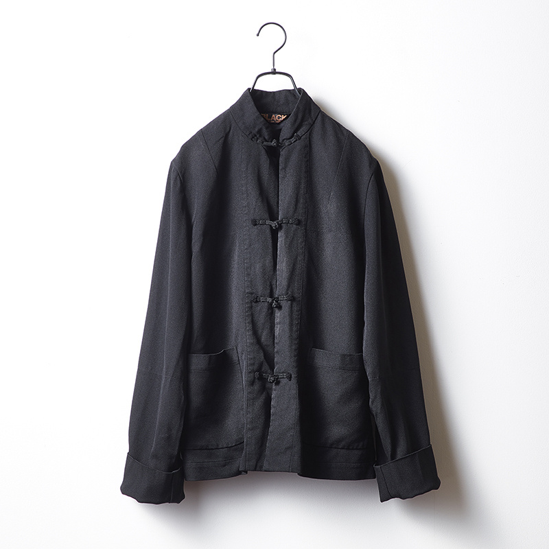 Black Comme des garcons チャイナジャケット-