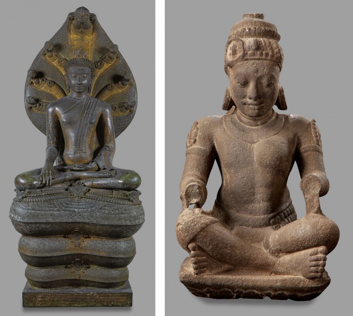 タイ・バンコクで購入した仏像 - 工芸品