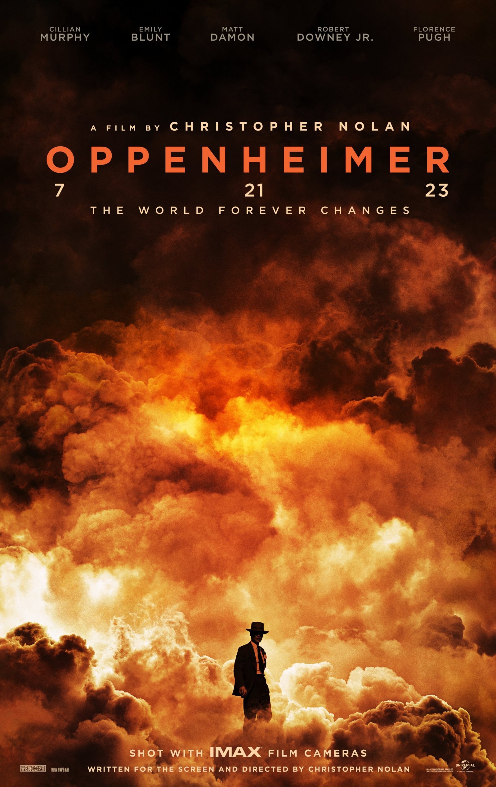 クリストファー・ノーラン監督の次回作「OPPENHEIMER」のポスターが